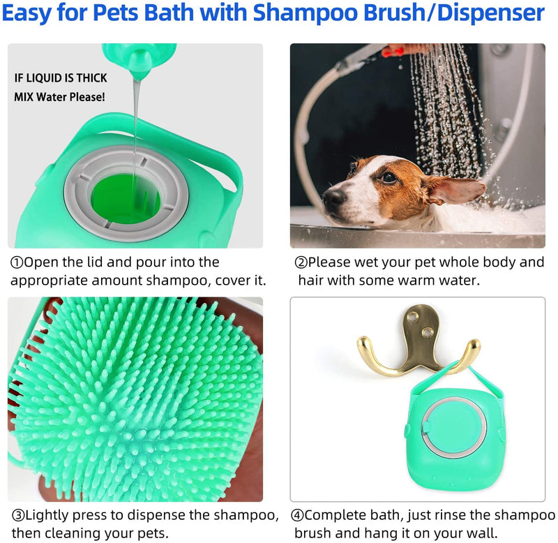Dog & Cat Silicone Shampoo Brush