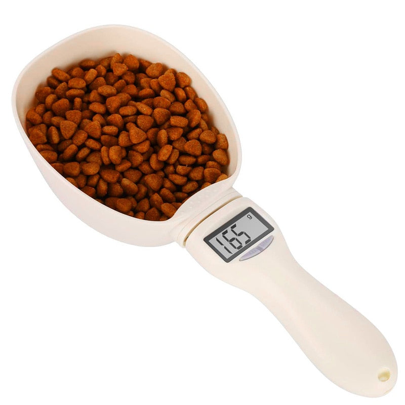 Spoon Scale Food Scoop With Scale Precise Dog Food Measuring Cup Cat Food  Digital Scale, 250ml