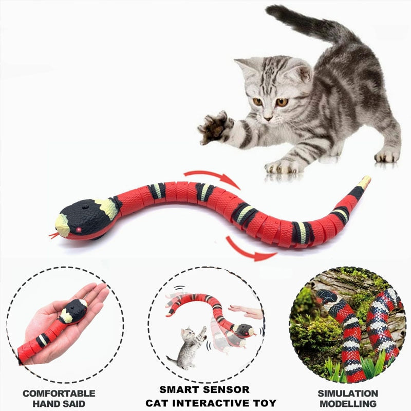 Cat Smart Sensing Snake Toys - BougiePets