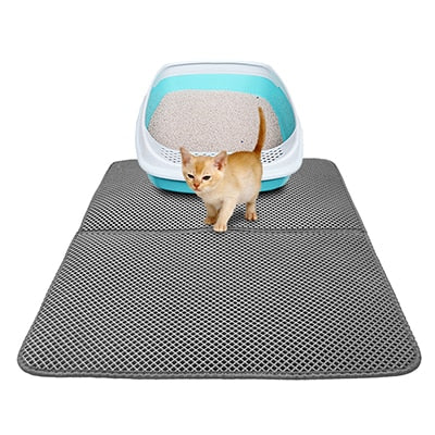 Cat Litter Mat EVA Double-Layer Cat mat - BougiePets