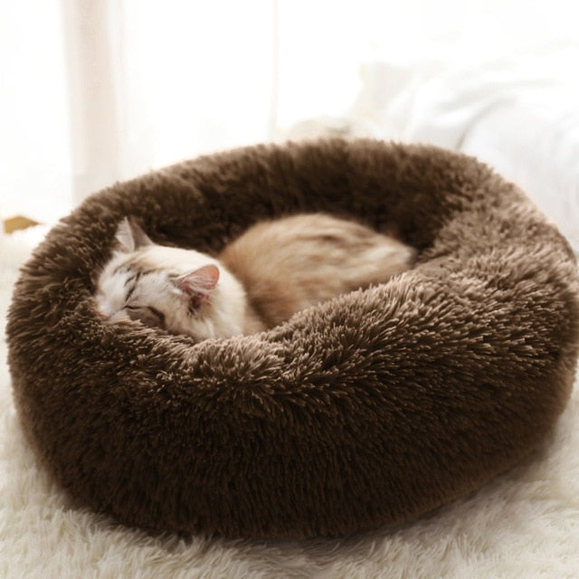Round pet Winter Warm House Sleeping Bag - BougiePets