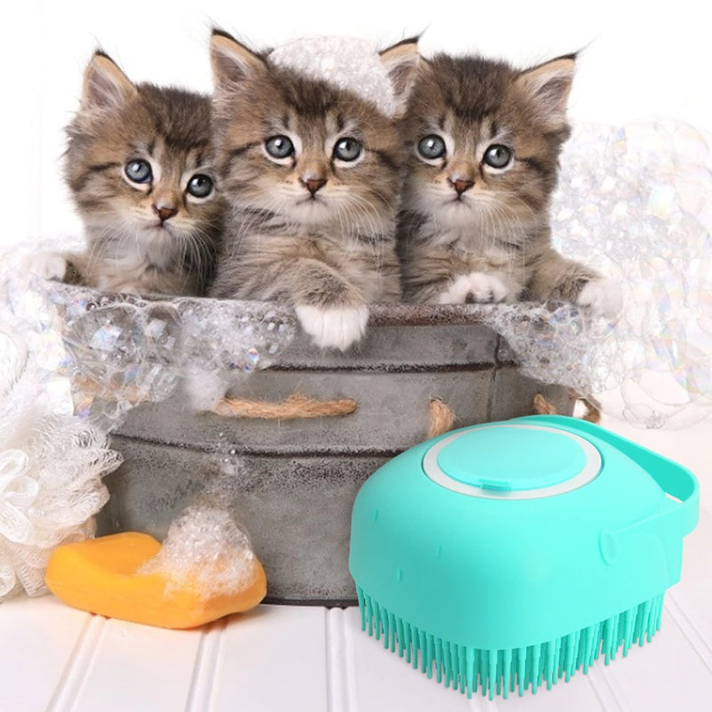 Dog & Cat Silicone Shampoo Brush