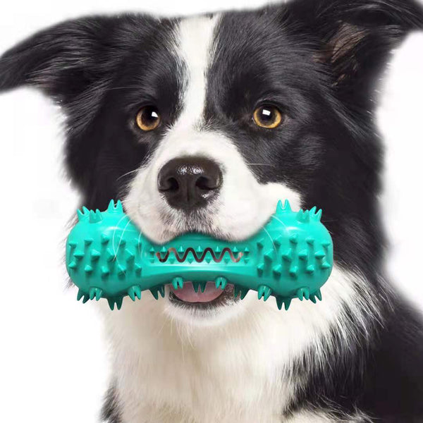Pet Dog Cleaning Chew Toys For Aggressive Dogs Rubber Molar Stick Dog Oral Teeth