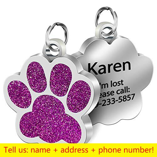 Personalized Pet ID Tags Engraved Pet Name Number Address Cat Dog Collar Pet Pendant Puppy Cat Necklace Charm Collar Accessories - BougiePets