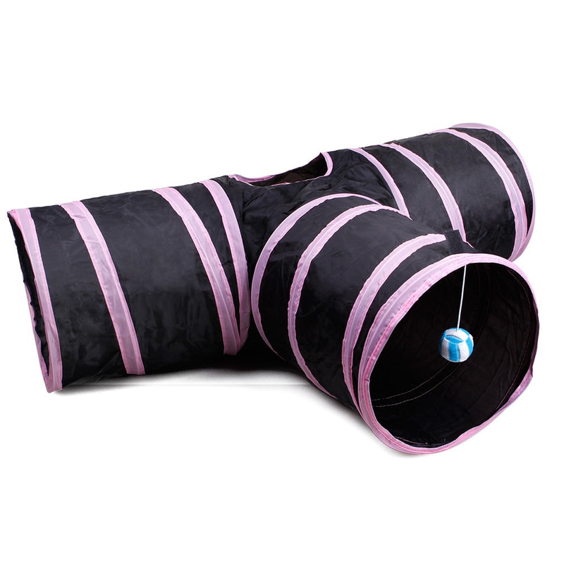5/4/3Holes Pet Cat Tunnel Funny Toys for cats Foldable Cat Toys Interactive Cat Rabbit Animal Play Games Tunnel Chat Pet Product - BougiePets