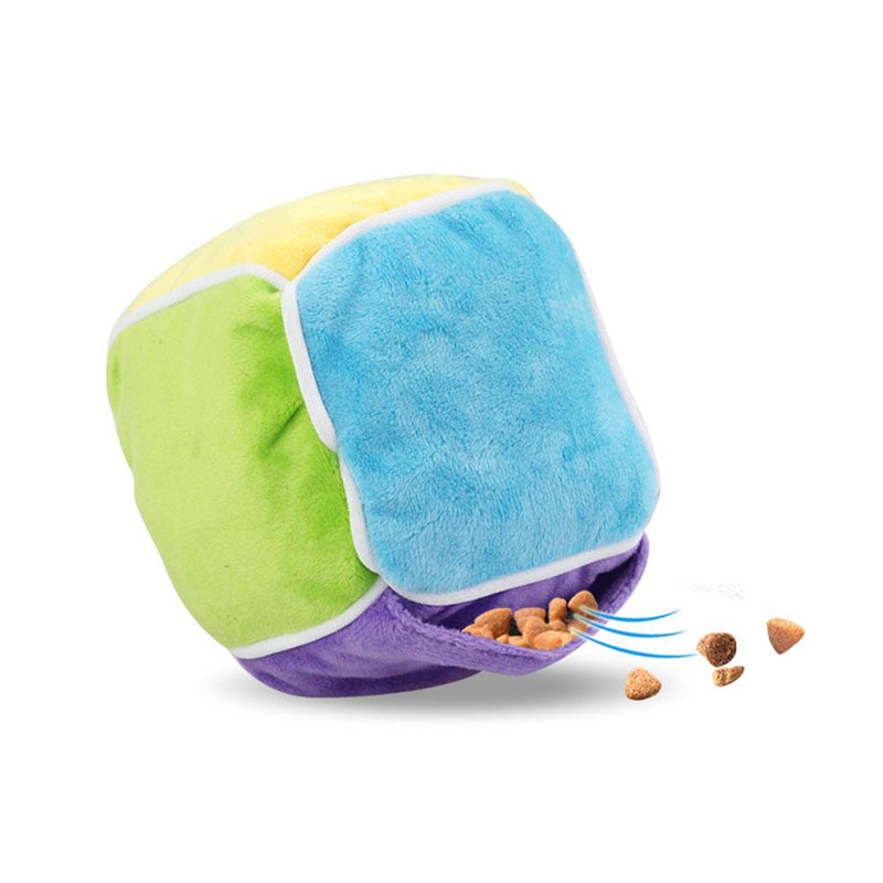 Pet Dog Toy Dog Interactive Treat Cube Toy Slow Feeder Dog Puzzle Toy Food Dispenser Sniffing Toy for Slow Feeding Nose Training - BougiePets