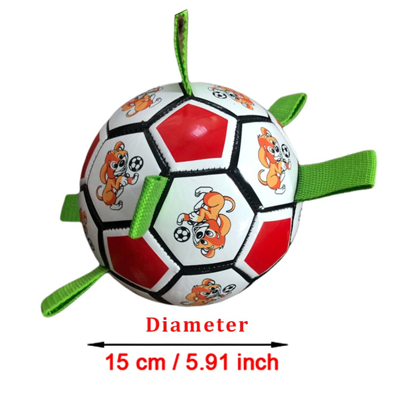 Pet Dog Toys Interactive Football Toys For Dogs Kids Outdoor Training Soccer Dog Chew Toy Medium Large Dog&#39;s Toys - BougiePets