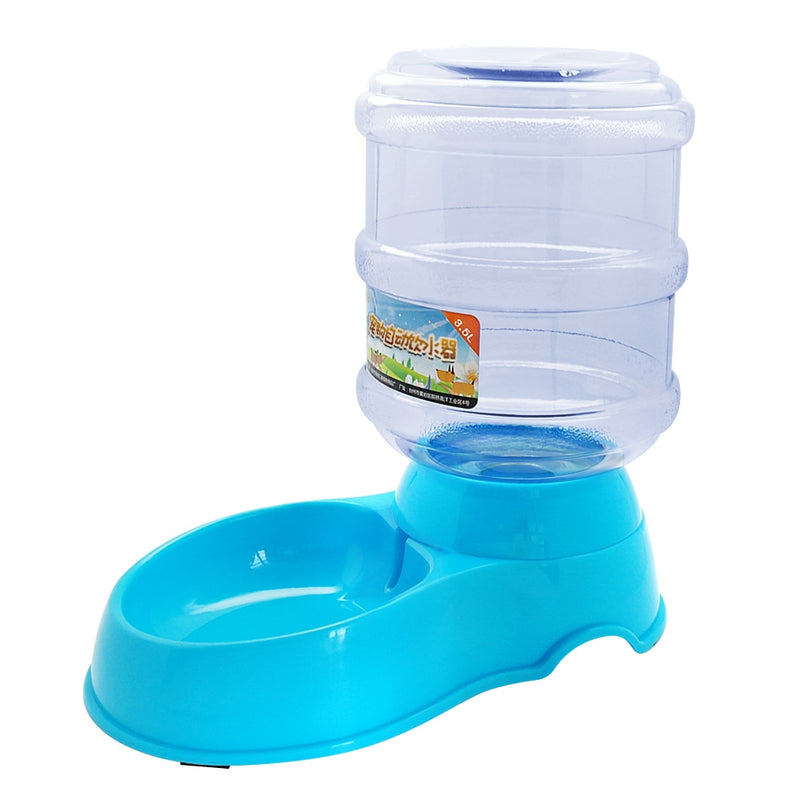 3.5L Dog Cat Feeder Bowl Automatic Pet Water Dispenser Drinking Fountain Bottle Plastic Pet Feeding Drinker Water Bowl - BougiePets
