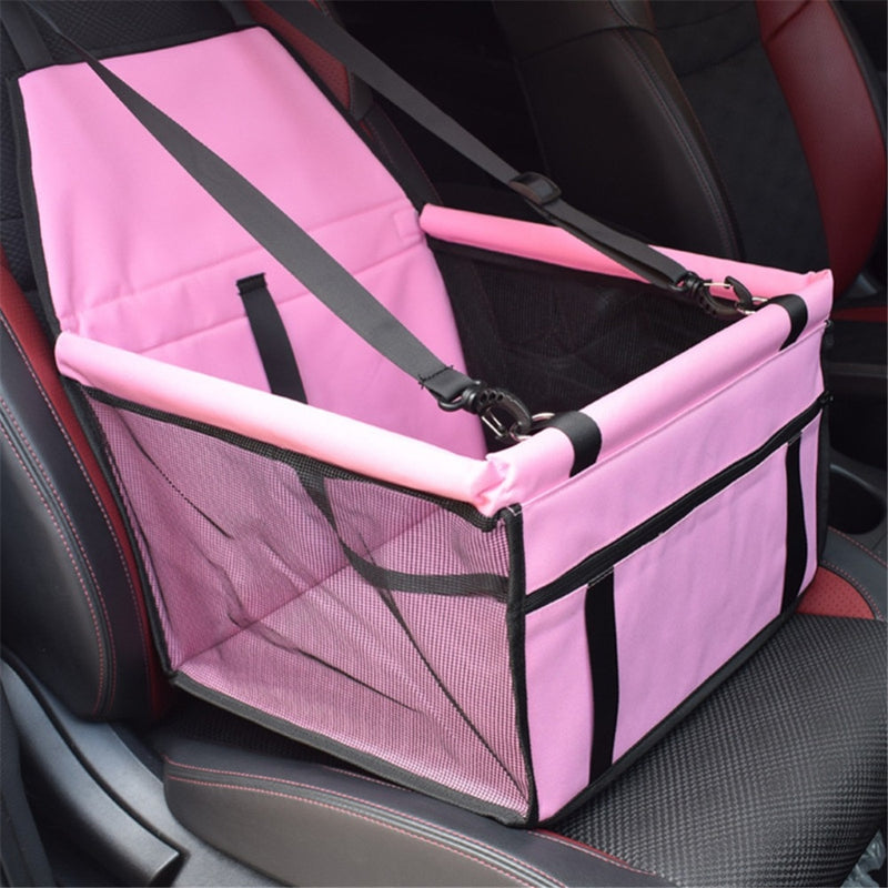 Pet Dog Car Seat Waterproof Basket Waterproof Dog Seat Bags Folding Hammock Pet Carriers   Bag For Small Cat Dogs Safety Travel - BougiePets