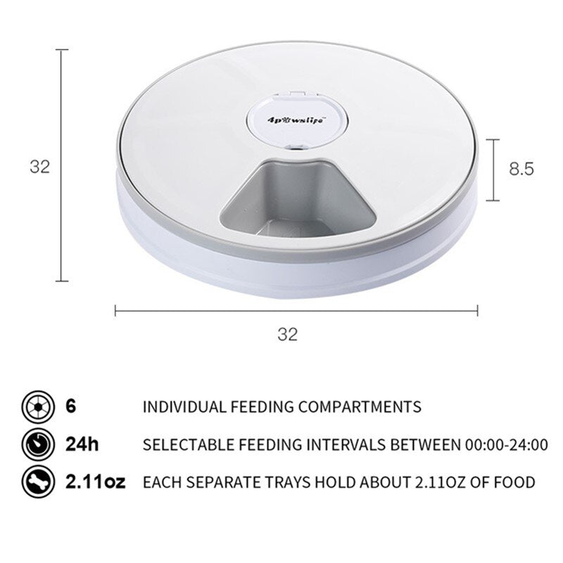 Round Timing Pet Feeder - BougiePets