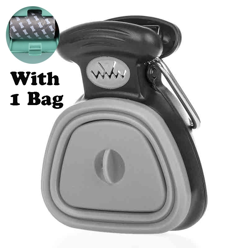 Dog Pet Travel Foldable Pooper Scooper With 1 Roll Decomposable bags Poop Scoop Clean Pick Up Excreta Cleaner Epacket Shipping - BougiePets