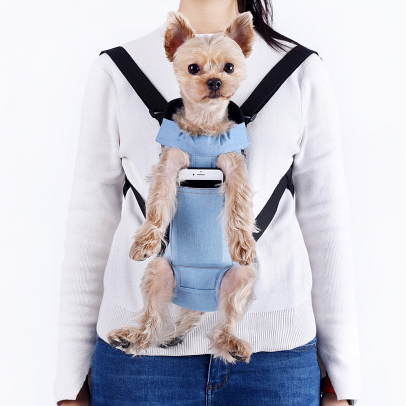 Pet Dog Carrier Backpack Outdoor Travel Products Breathable Shoulder Handle Bags for Small Dog Cat Chihuahua OT0037 - BougiePets
