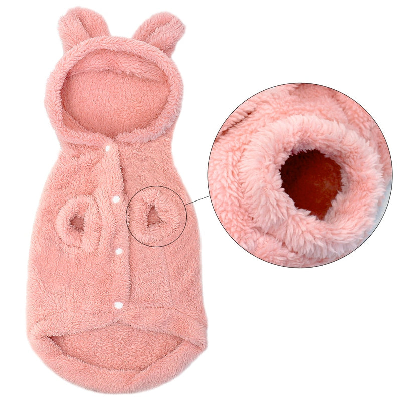 Pink Warm Pet Clothes - BougiePets