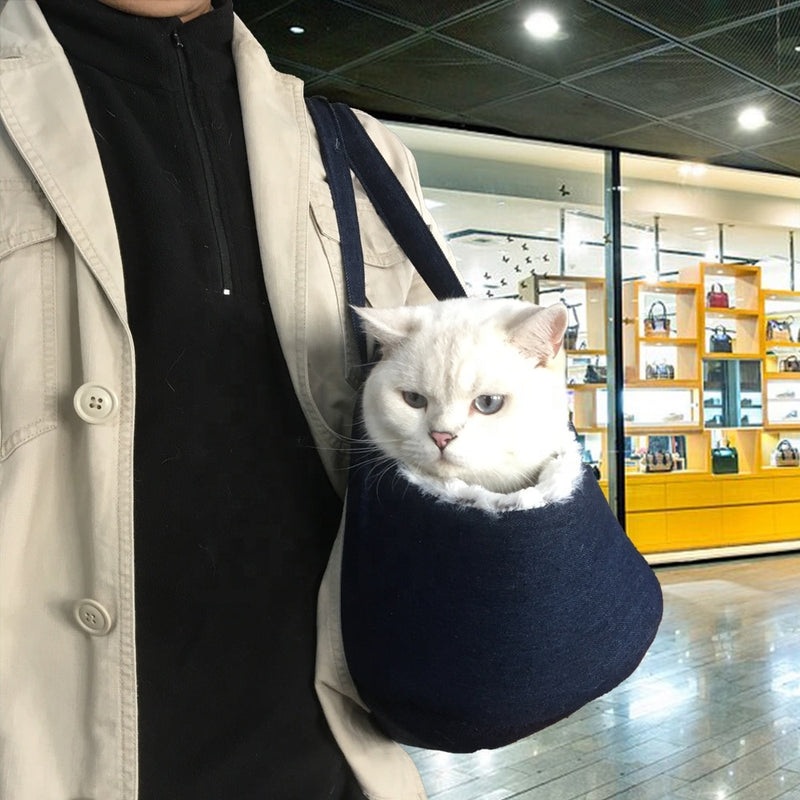 Pets Carrier for Cat Carrying bag for Cats Backpack for Cat Panier Handbag Travel Small Bag Plush Puppy Bed Pet Products Gatos - BougiePets
