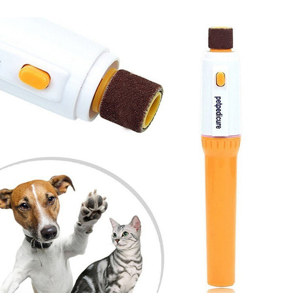 Pet Pedicure Tools Care File Electric Automatic Pet Grinder Pet Cat Puppy Paw Claw Toe Nail Grinder Grooming Trimmer Clipper - BougiePets