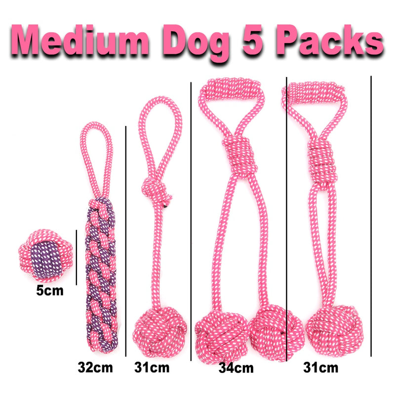 Pet Dog Toys for Large Small Dogs Toy Interactive Cotton Rope Mini Dog Toys Ball for Dogs Accessories Toothbrush Chew Puppy Toy - BougiePets