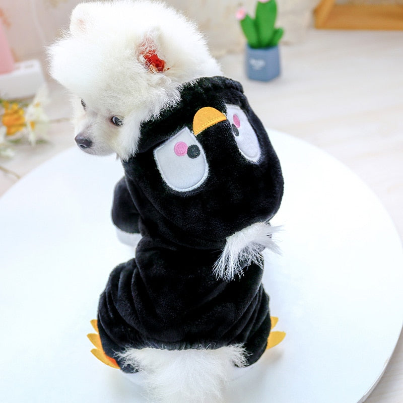 Pet Winter Penguin Dress - BougiePets