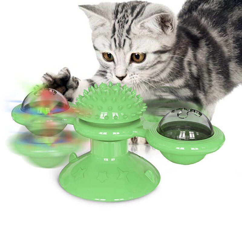 3 Levels Pet Cat Toy Tower Tracks Disc Interacitve Cat Toys Ball Training Amusement Plate Cat Tracks Toys For Cats Kitten jouet - BougiePets