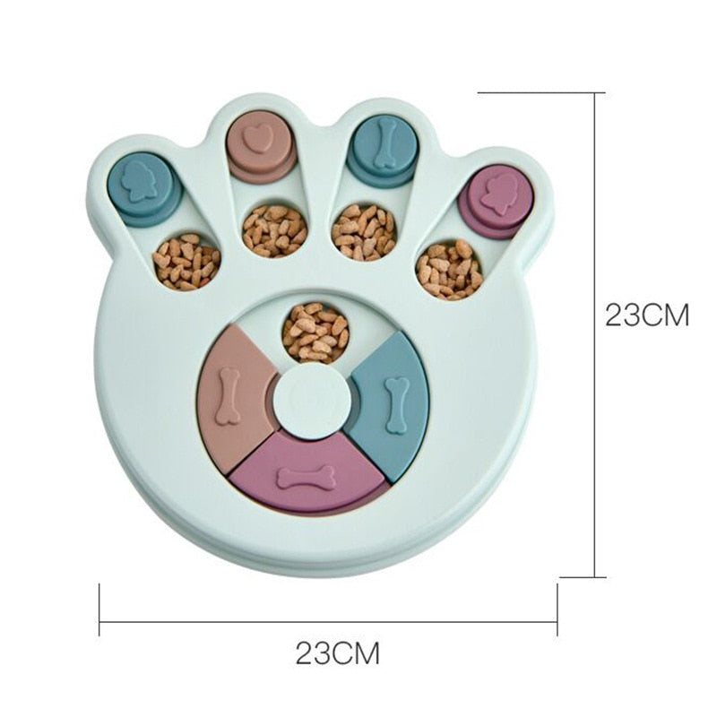 Dog Puzzle Toys Slow Feeder Interactive Increase Puppy IQ Food Dispenser Slowly Eating NonSlip Bowl Pet Cat Dogs Training Game - BougiePets