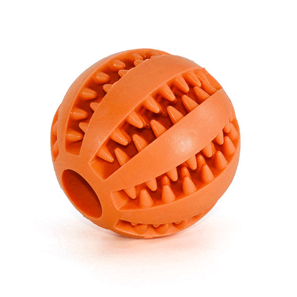 Pet Dog Toy Interactive Rubber Balls for Small Large Dogs Puppy Cat Chewing Toys Pet Tooth Cleaning Indestructible Dog Food Ball - BougiePets