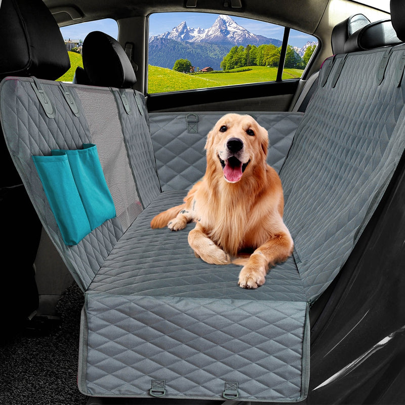 PETRAVEL Dog Car Seat Cover Waterproof Pet Travel Dog Carrier Hammock Car Rear Back Seat Protector Mat Safety Carrier For Dogs - BougiePets