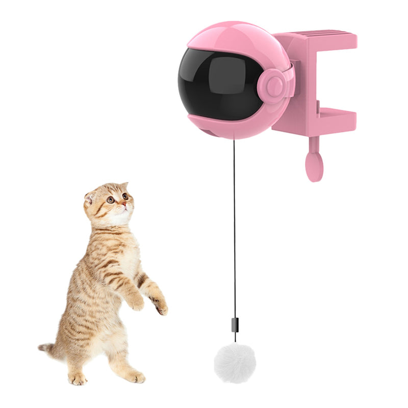 Pet InteractiveToy Smart Cat Toy Electric Pet Toy Teaser Toys Funny Cat Ball Automatic Lifting Spring Rod Ball Interactive Toy - BougiePets