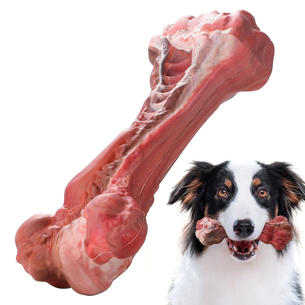 MASBRILL Dog Toys Aggressive Chewers Large Dogs Bone-Shaped Indestructible Dog Toys Nylon Interactive Dog Toys Teeth Cleaning - BougiePets