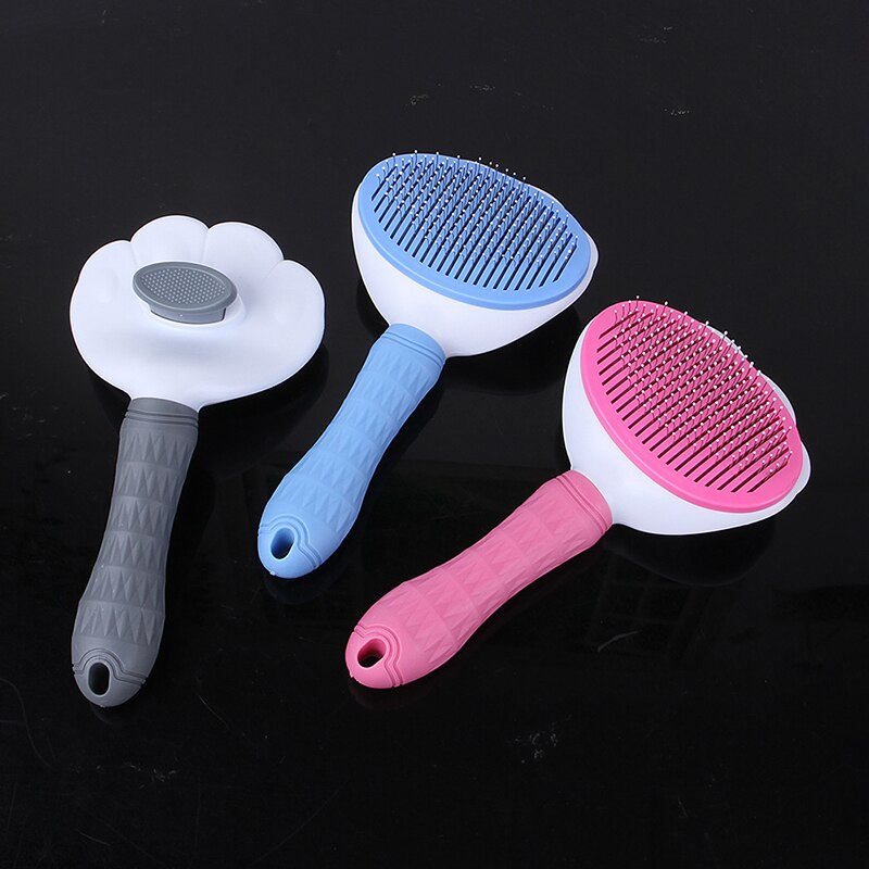4 Styles Cat Comb Floating Hair Removal Goods For Cats Accessories Pet Massage Brush Stainless Steel Needles Comb - BougiePets