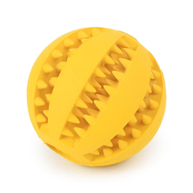 Elastic Rubber Feeding Chewing Ball - BougiePets