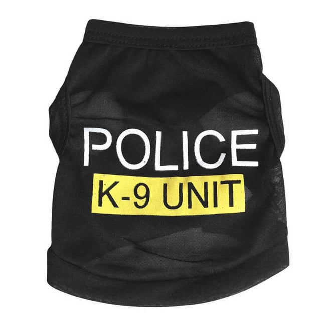 Police Suit Cosplay pet Clothes - BougiePets