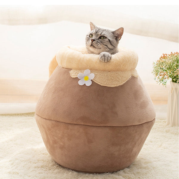 Cat Cushion Cozy Cave - BougiePets